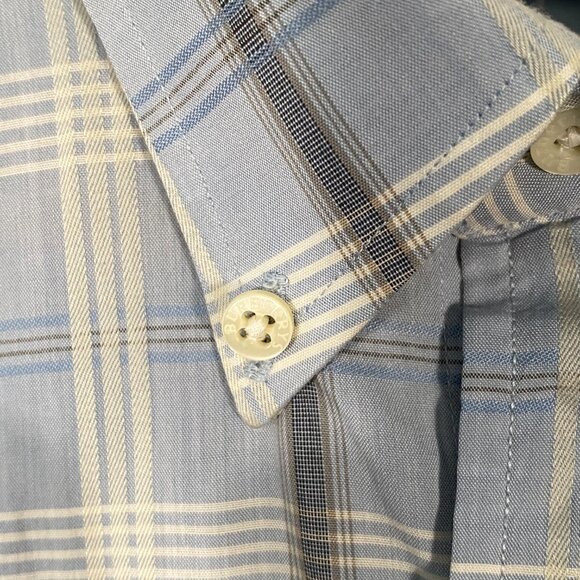 Vintage Burberry's of London Plaid Button Up Shirt Size 41 (L) - Picture 5 of 9